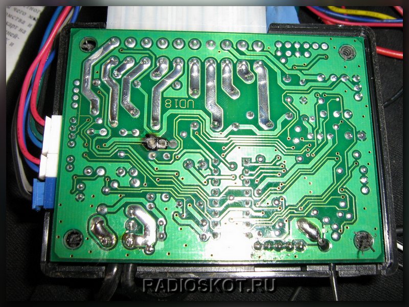 печатная плата автосигнализации QX-55