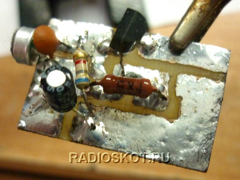 Пошаговое изготовление простого подслушивающего жучка 2