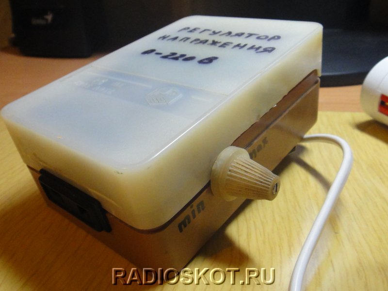 Конструкция регулятора напряжения на мощном тиристоре