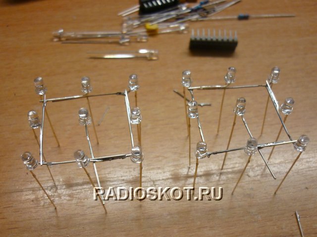 LED КУБИК - сборка решётки