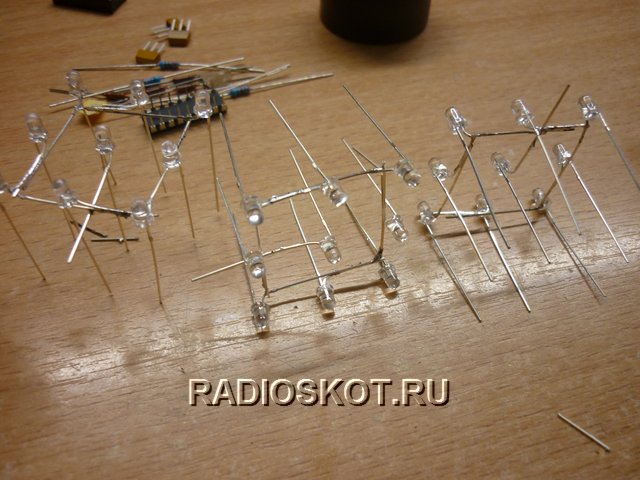 LED КУБИК - сборка решётки 3