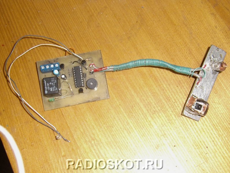 Схема и конструкция несложного инфракрасного датчика на микроконтроллере PIC16F628A.