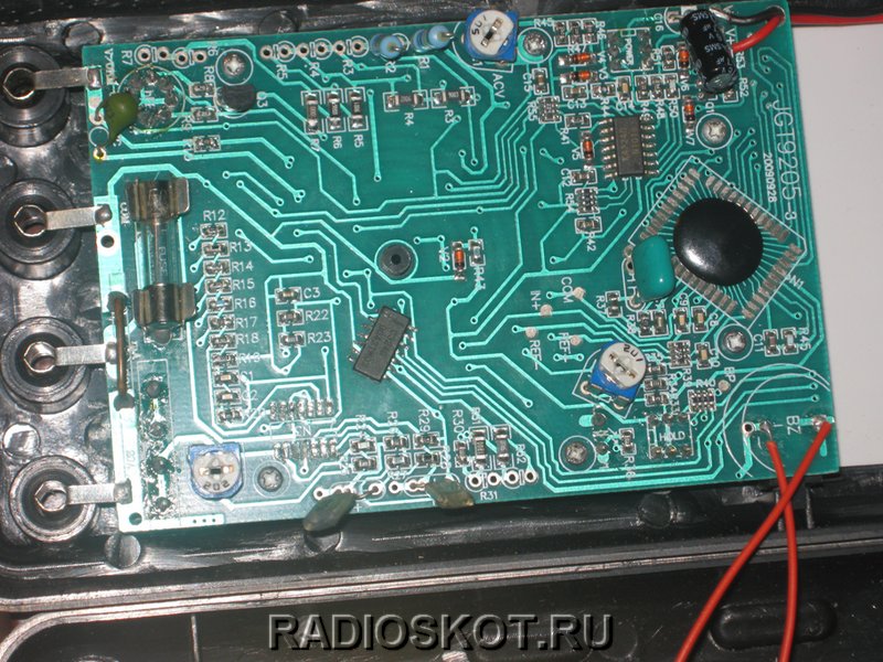 РАЗБОРКА МУЛЬТИМЕТРА DT9205