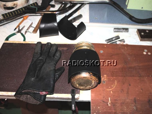 Пластик греется промышленным феном без насадок