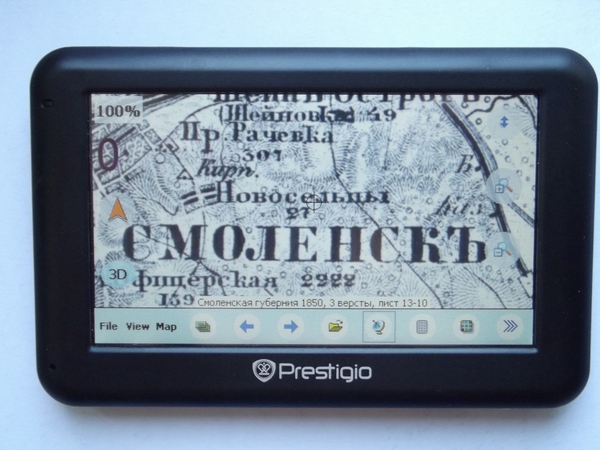 Спутниковая навигация при помощи карманного GPS