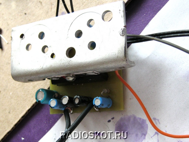 радиатор от двух транзисторов П214