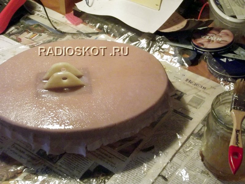 изготовление поисковой катушки - процесс армирования