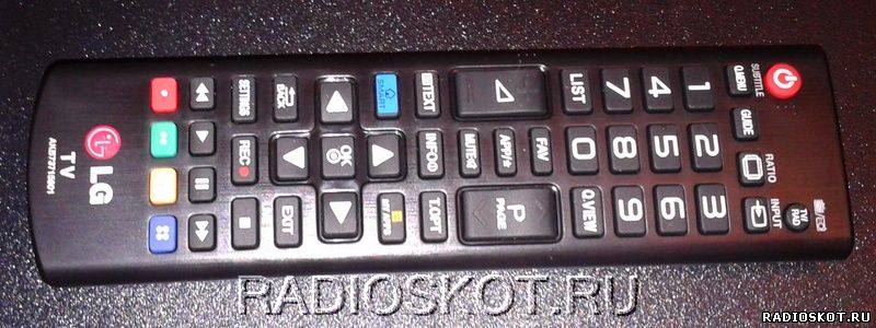 Пульт ДУ от телевизора LG 42LN570V