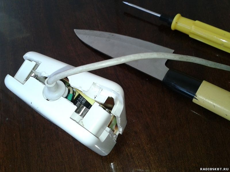 Блок питания для Macbook - разборка