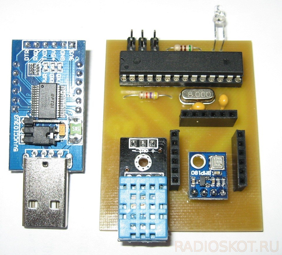 ДОМАШНЯЯ USB МЕТЕОСТАНЦИЯ