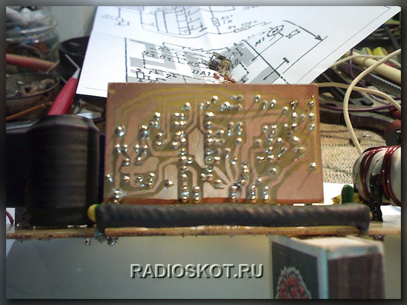 печатная плата генератора Преобразователя на TL494