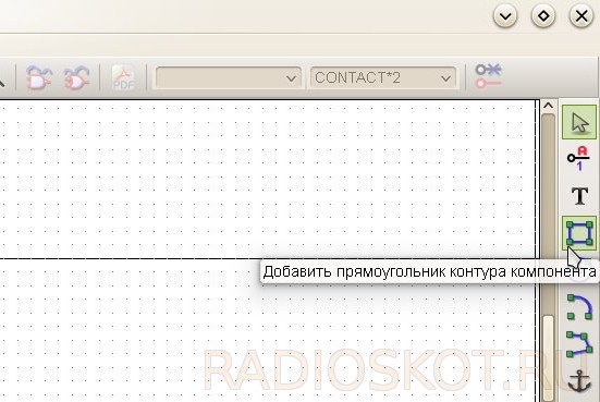 инструмент «Добавить прямоугольник