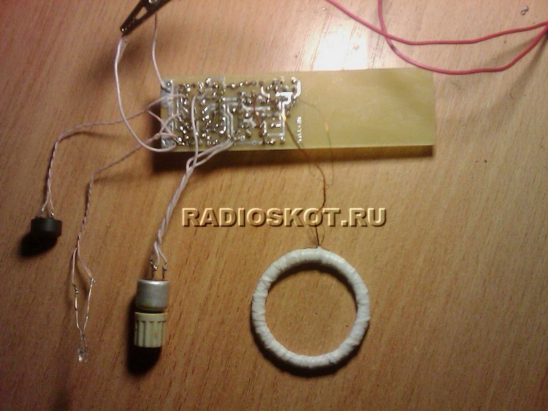 Испытание круглой катушки в схеме пинпоинтера