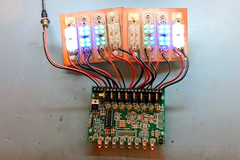 Led Chaser Control LED Chaser: схема контроллера эффектов