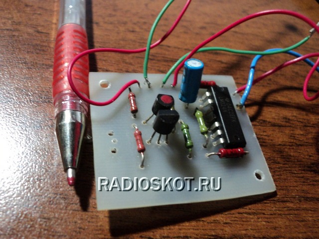 Самодельный led переключатель на операционном усилителе