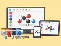 3D конструктор молекул иконка