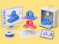 Калькулятор среза 3D деталей иконка